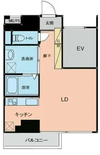 クオン山手【3階】の間取り