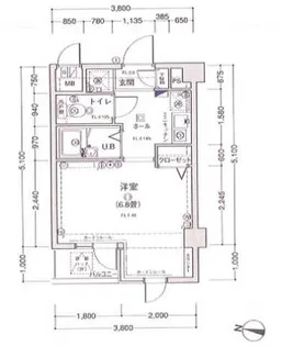 エクセリア東北沢【2階】の間取り