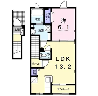 アルマナック ハウス【2階】の間取り