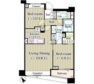 パークホームズ目黒ザレジデンス【3階】の間取り