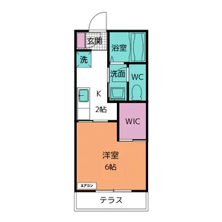 ポワールI【1階】の間取り