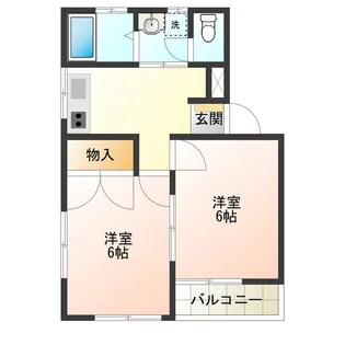 コーポオリオン【2階】の間取り