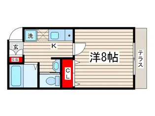 リヴェール【1階】の間取り