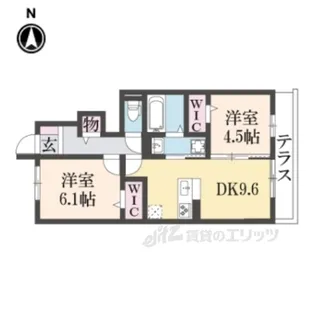 アークB棟【1階】の間取り