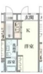 スパッツィオ中野坂上【1階】の間取り