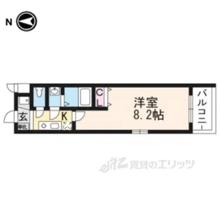 アジュールメゾン十条【2階】の間取り