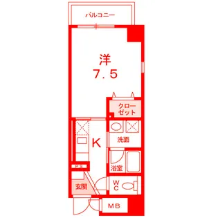 プレール ヨコスカ【2階】の間取り