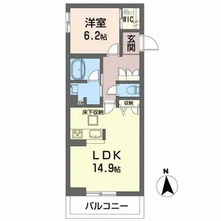 Abbandono【1階】の間取り