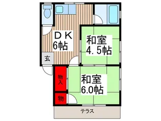 ヴィクトリア大東2【2階】の間取り