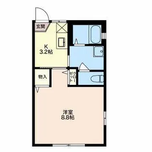 サンマルコ吉澤D【2階】の間取り