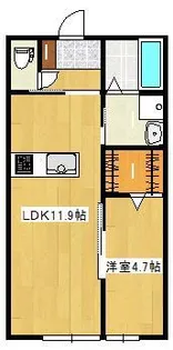 YOU COURT 大小路【2階】の間取り