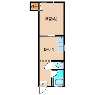 永和ハイツ【2階】の間取り