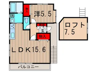 ピアステージ東大泉【2階】の間取り