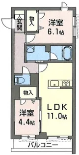 GRAND SOLEIL【3階】の間取り