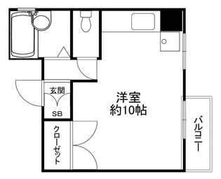 第一天野ハイツ【3階】の間取り