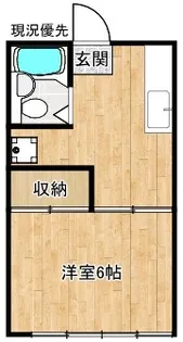 コーポちどり【2階】の間取り