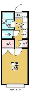 信開セルーラ駅南S【2階】の間取り