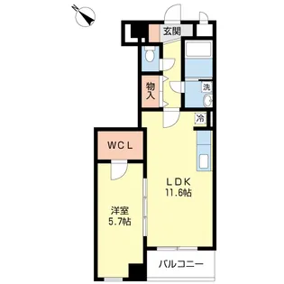 セントヴェル・ミクニ【2階】の間取り
