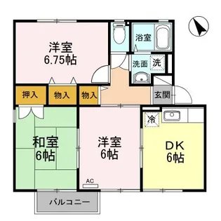 アスティオン A【2階】の間取り