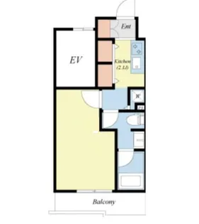 スカイコートグランデ清澄白河【2階】の間取り