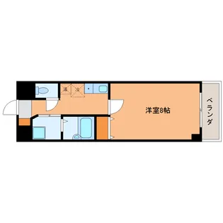 悠々館アぺルトスパシオ【3階】の間取り