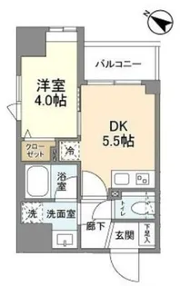 リビオメゾン日本橋久松町【2階】の間取り
