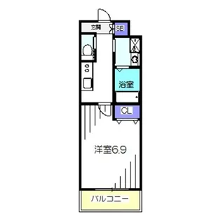 クローバー・グランデ長居公園【2階】の間取り