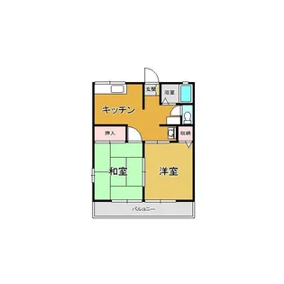 シティハイム久保田【2階】の間取り