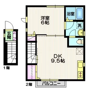 ヴィラ・ルミエール【2階】の間取り