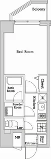 ハーモニーレジデンス西麻布【5階】の間取り