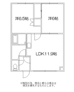 東信ハイツ【2階】の間取り