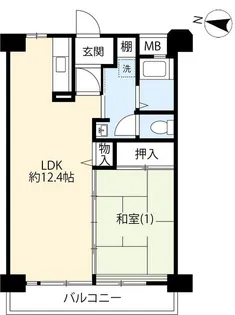 UR青戸第三【8階】の間取り