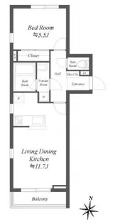 LOTUS阿佐ヶ谷【2階】の間取り
