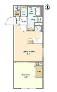 ウェルスクエア高井戸東【3階】の間取り