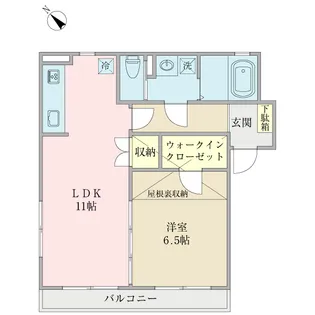 アロース【2階】の間取り
