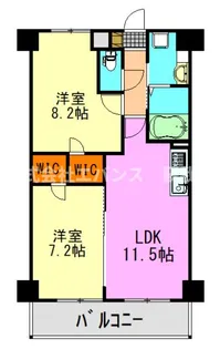 千葉ポートイースト【8階】の間取り