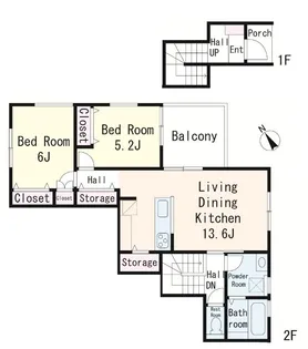 鎌倉 花冠【1階】の間取り