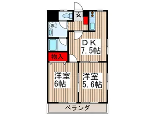 プレジール【2階】の間取り