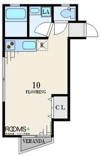 コーポ一芳【2階】の間取り