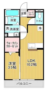 ボン・セジョーア【2階】の間取り