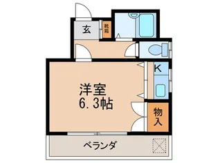 ハイツジェイワイ【2階】の間取り