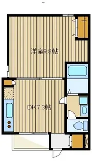 メゾン ド ラパン【1階】の間取り
