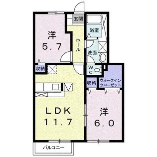 サン サン ハウス 2【1階】の間取り