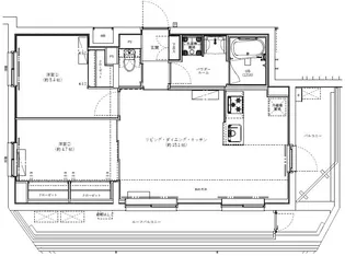 GENOVIA学芸大学【5階】の間取り