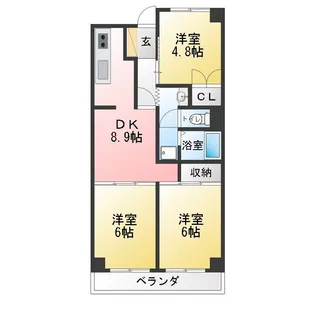 コーポラストマト【2階】の間取り