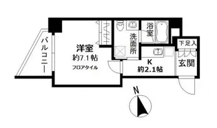 神奈川県川崎市高津区諏訪1【マンション】の間取り