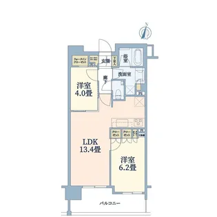 ルフォンリブレ世田谷松原【11階】の間取り