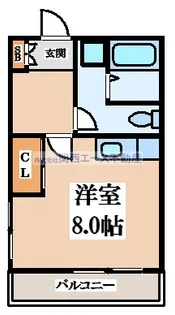 プレアール末広【3階】の間取り