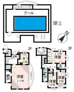 碑文谷HAUS(ヒモンヤハウス)【2階】の間取り