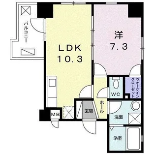 木場ビクトリーマンション【2階】の間取り